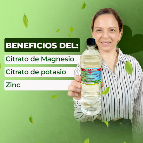 Beneficios del CITRATO de MAGNESIO, ZINC y CITRATO de POTASIO