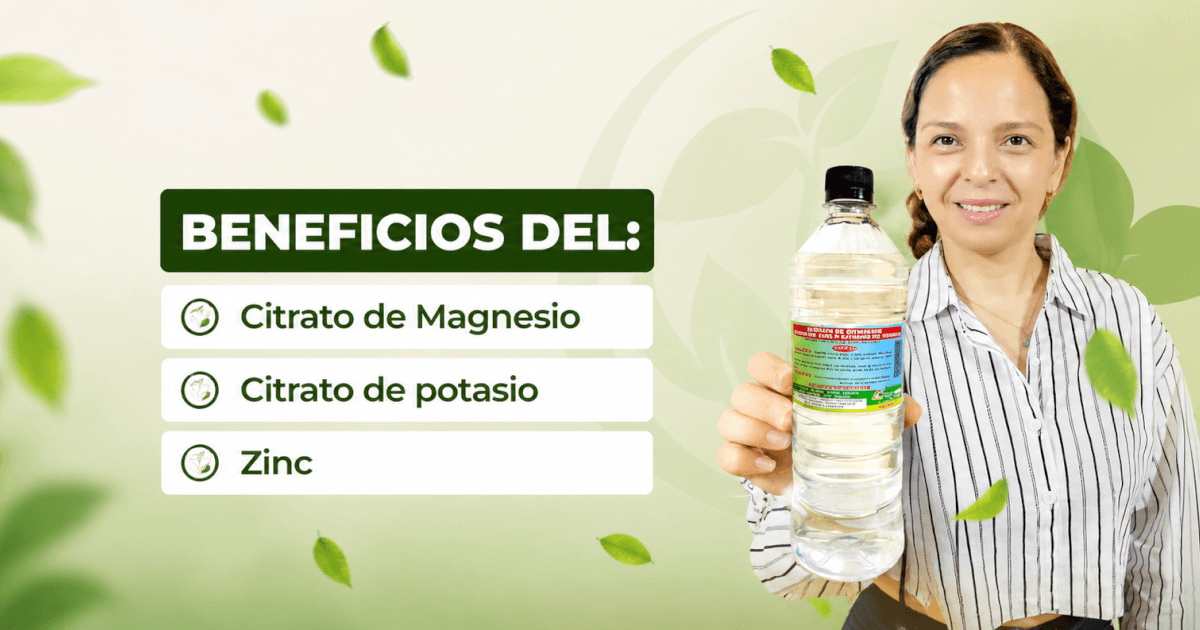 Beneficios del CITRATO de MAGNESIO, ZINC y CITRATO de POTASIO