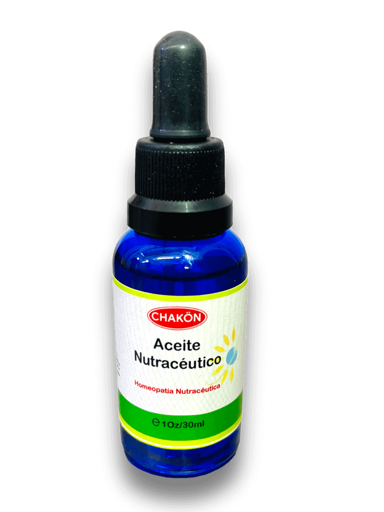 ACEITE NUTRACEUTICO CHAKON: GOTAS HOMEOPATICAS (30 ML)
